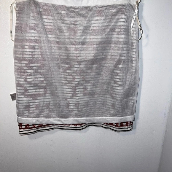 THML,Brandi,S, geometric Aztec pattern embordered,lined mini skirt - Picture 4 of 10